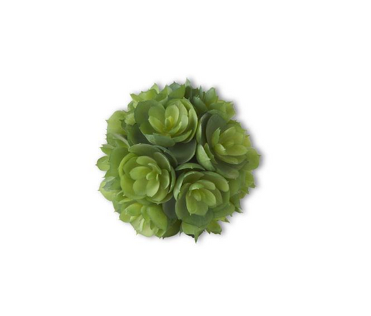 Bola de suculenta artificial de 4"
