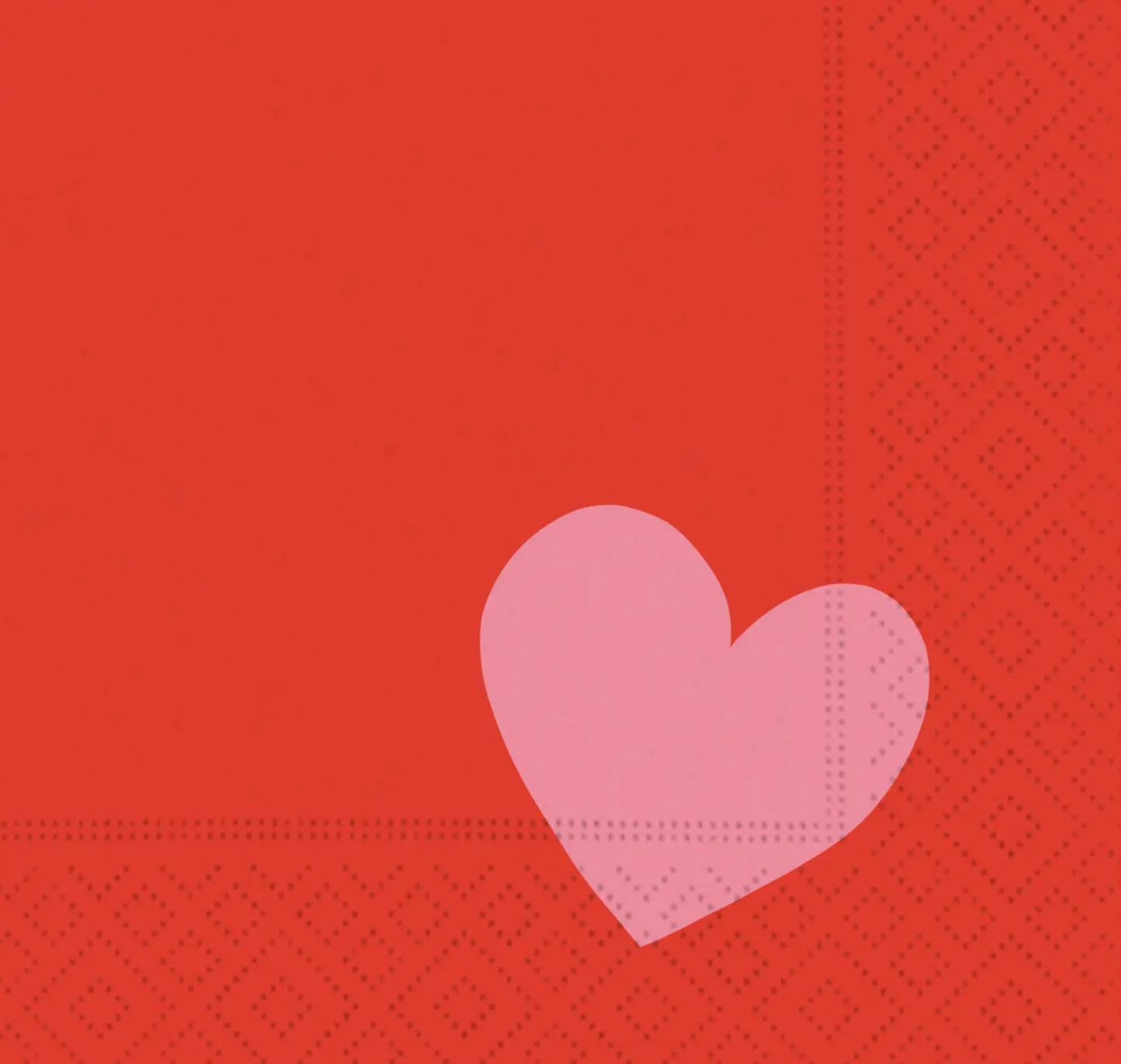 Servilleta de cóctel Love Heart