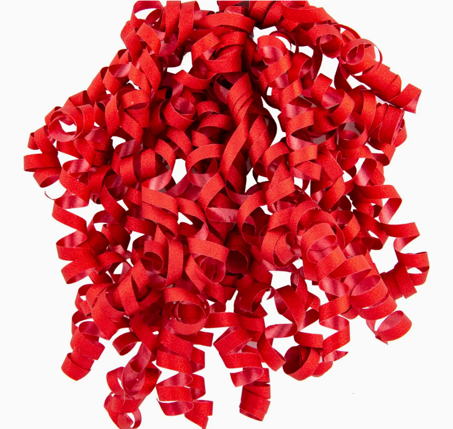 Lazo rizado (brillantina roja)