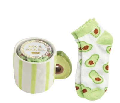 Cafe Mug And Sock Set