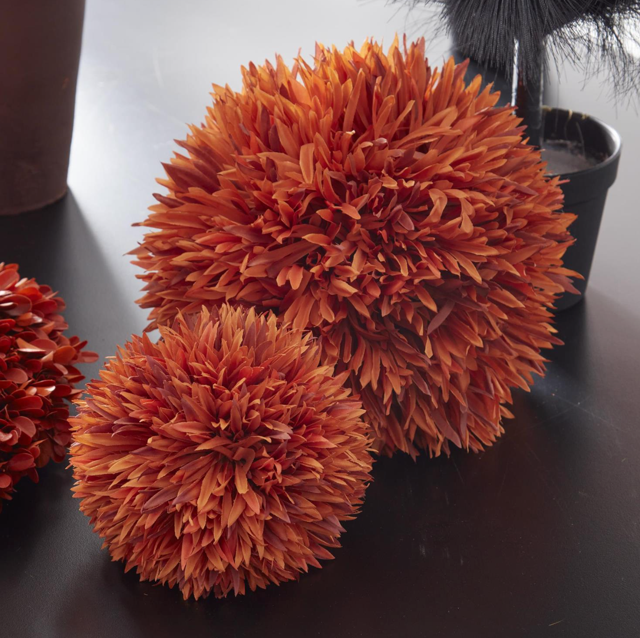 Bola de Allium naranja de 5 pulgadas