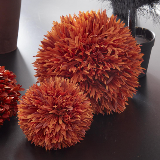 Bola de Allium naranja de 5 pulgadas