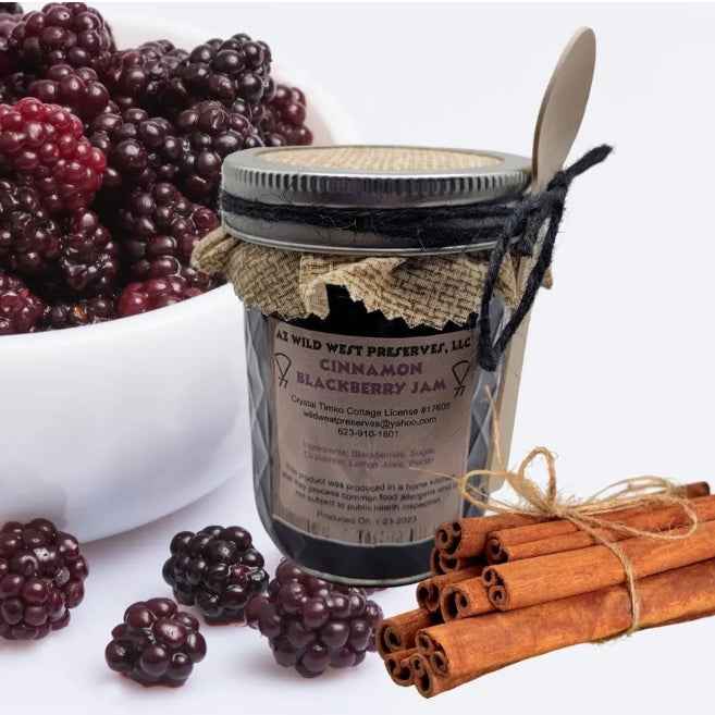 Homemade Cinnamon Blackberry Jam