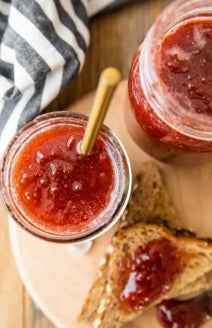 Homemade Strawberry Rhubarb Jam