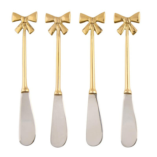 Gold Bow Spreader - Set of 4