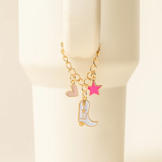 Cowgirl Tumbler Charm