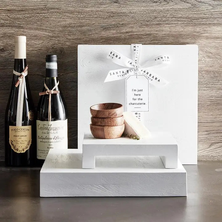 Pedestal con textura blanca - 30 cm