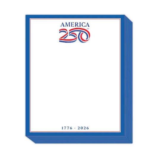 Hand painted America 250 Logo Stack Pad