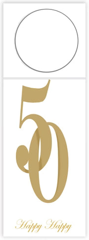 Wine Tag Fiftieth
