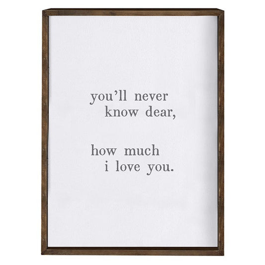 Wall Art-You'll Never Know