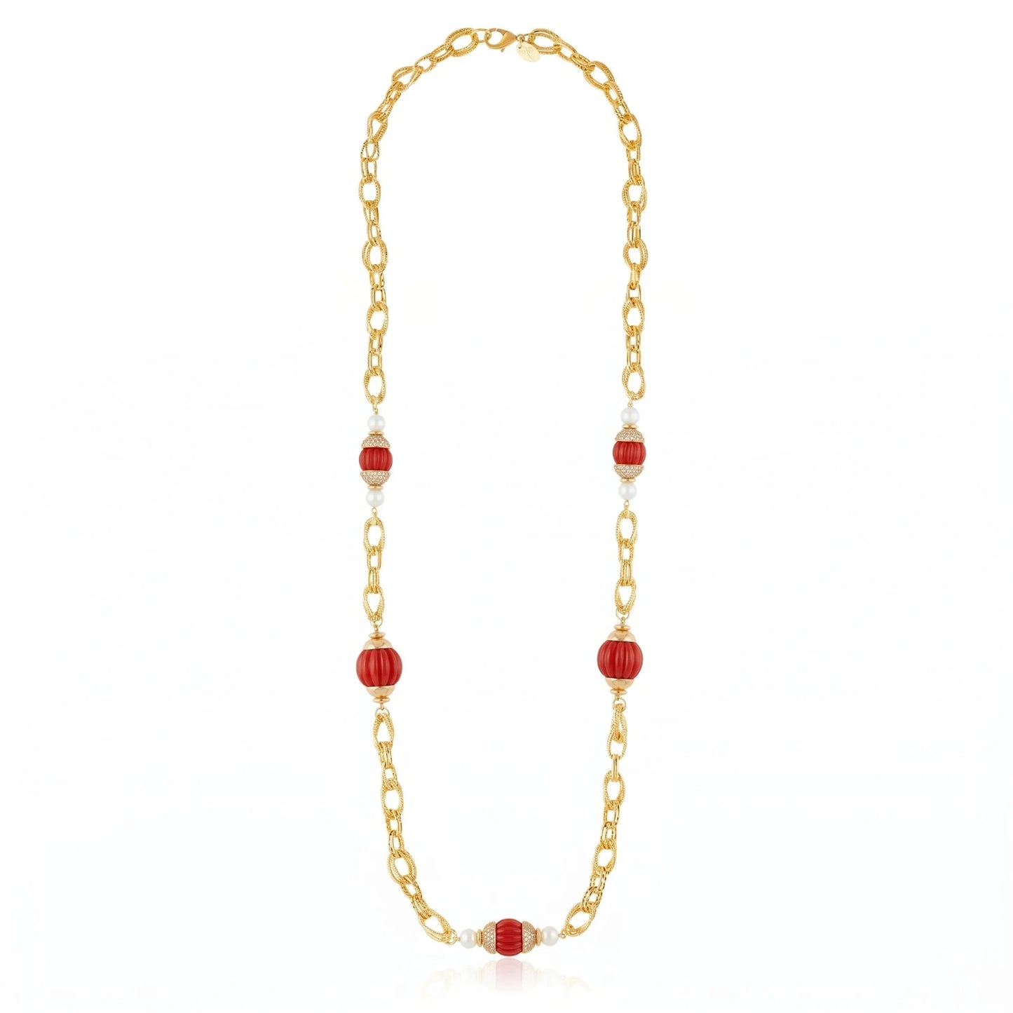 Volpi Chain Necklace Red