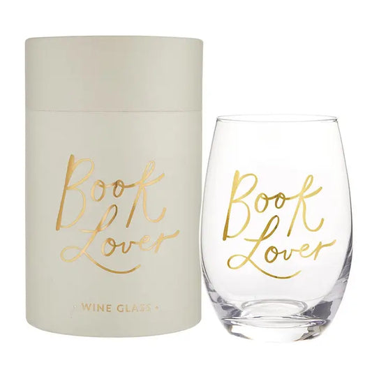 Stemless Wine Glass- Book of Love