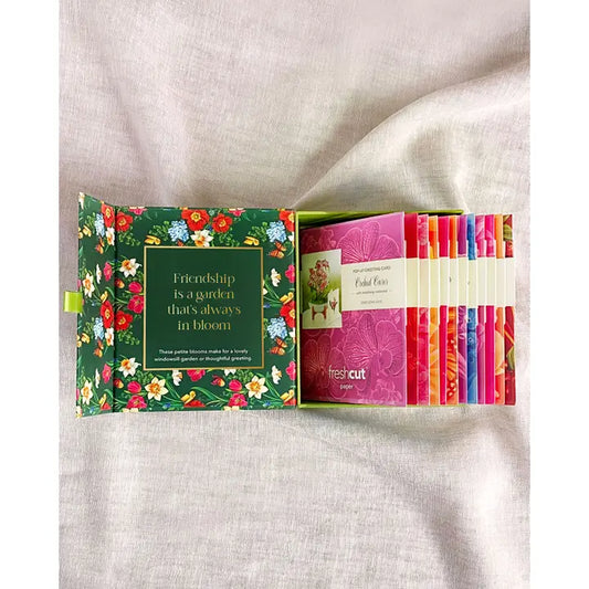 Year of Flowers (Mini Set of 12) - Pop Up Greeting Cards