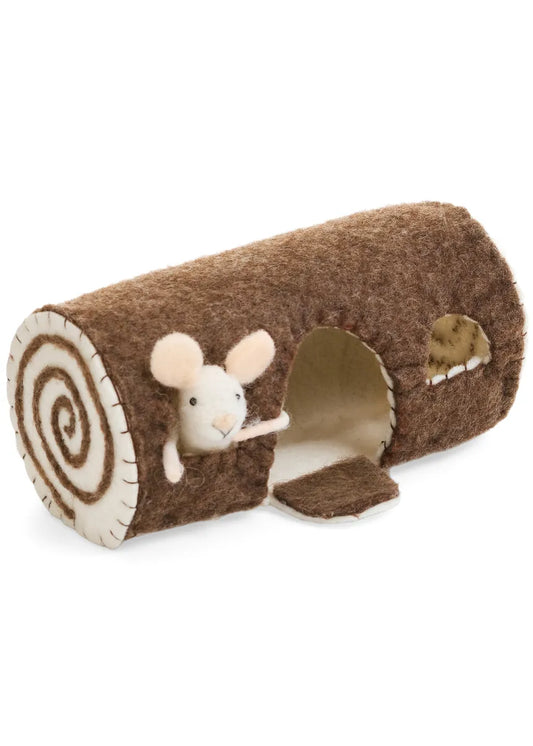 Mouse in Yule Log