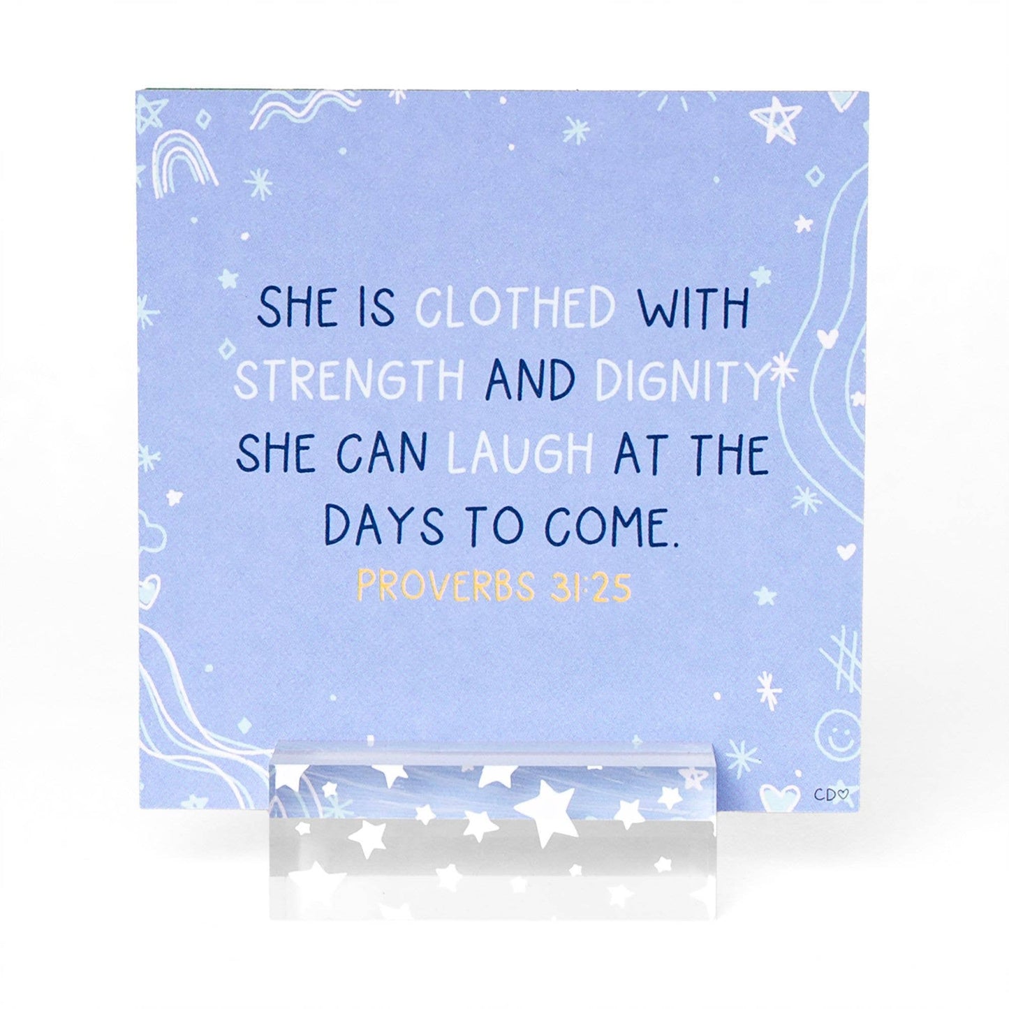 Verses for Mothers Bible Verse Card Set with Display Stand