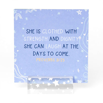 Verses for Mothers Bible Verse Card Set with Display Stand