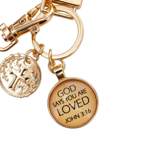 Llavero de pulsera: Amé Juan 3:16