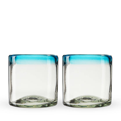 Segunda Vida Primavera Recycled Glass Tumblers Set of 2