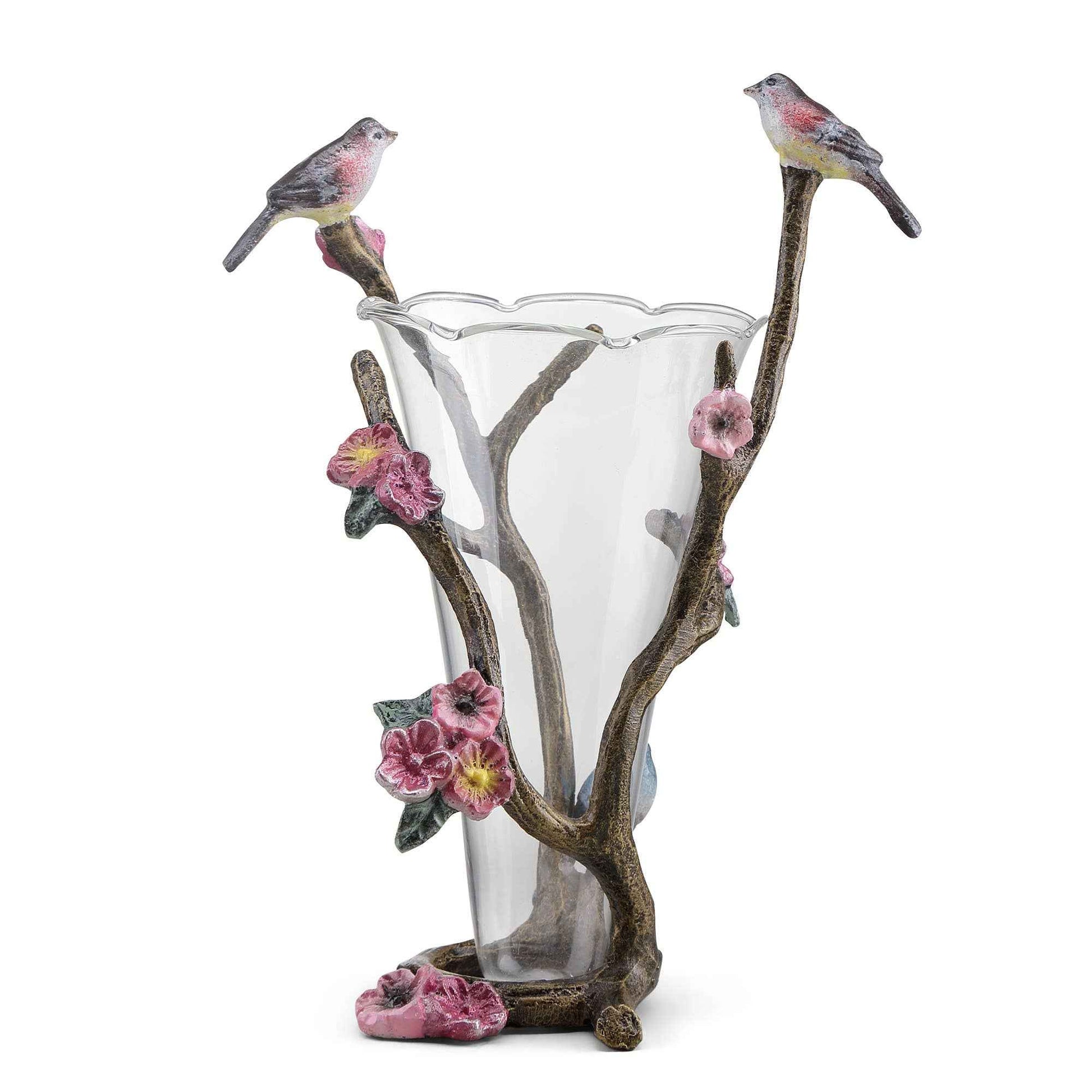 Birds and Blooms Budvase Holde