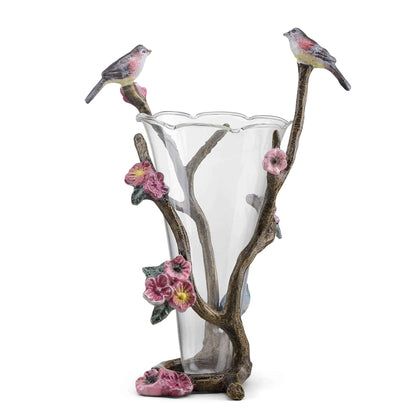 Birds and Blooms Budvase Holde