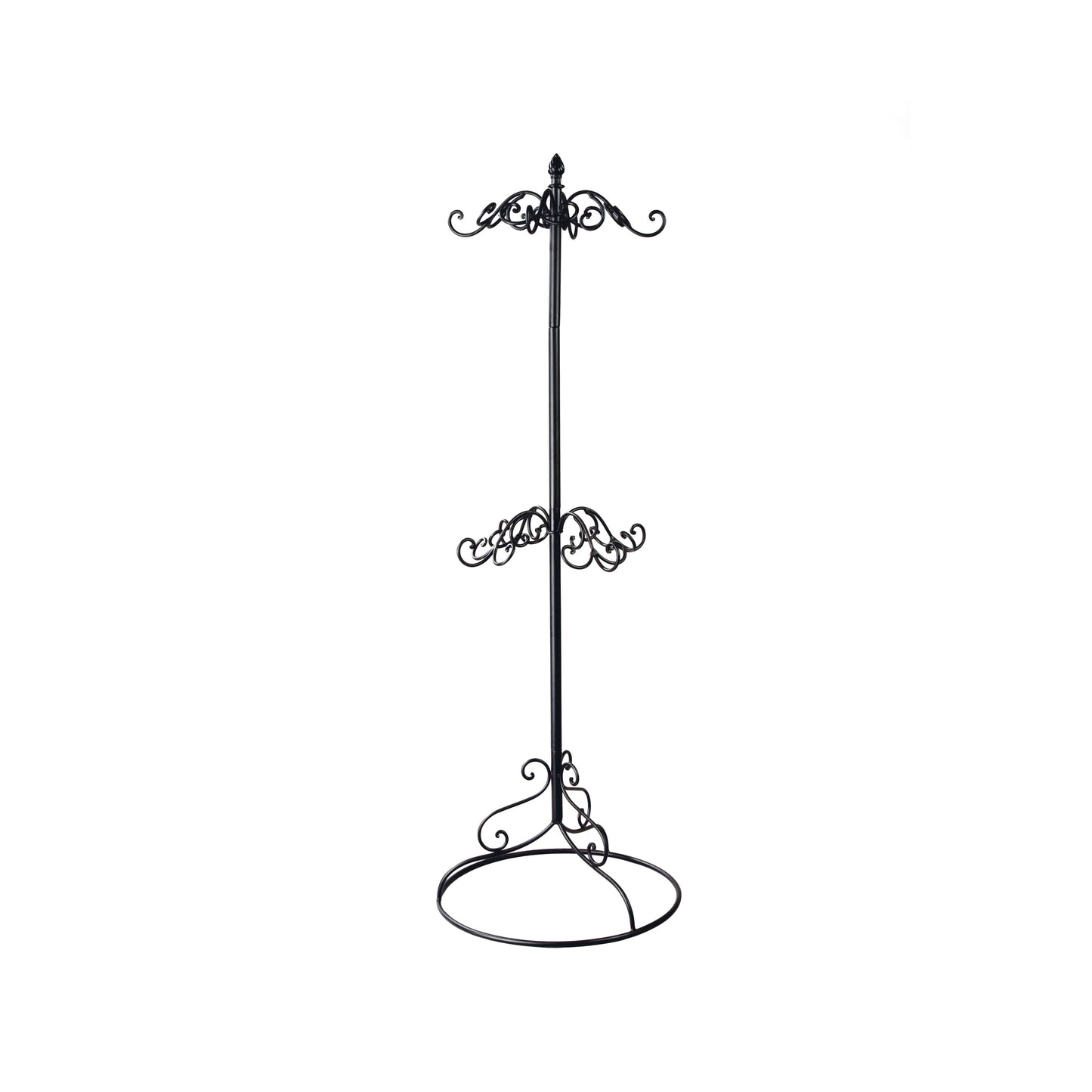 2 Tier Black Metal Display Tree