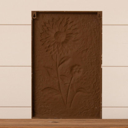 Wall Art - Embossed Gold Sunflower