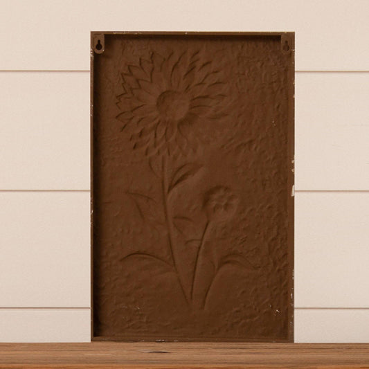 Wall Art - Embossed Gold Sunflower