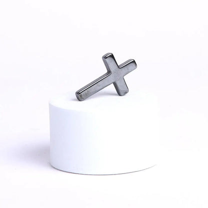 Swanson Christian Products - Hematite Pocket Cross W/ Card - Pack of 50