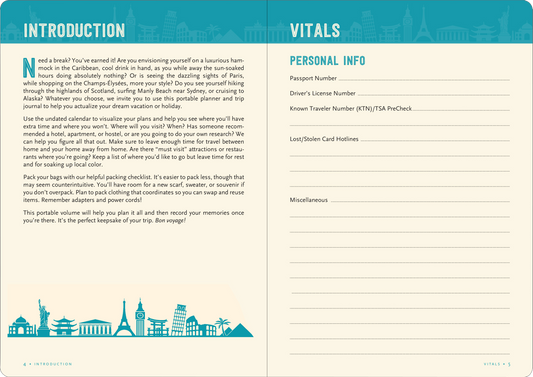 Travel Checklist Journal