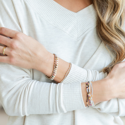 Stretch Bracelets With Beads
