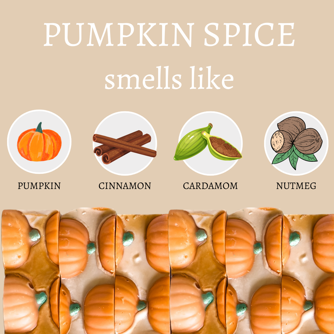 Pumpkin Spice Fall Handmade Bar Soap - 4oz