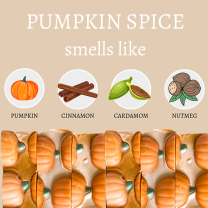 Pumpkin Spice Fall Handmade Bar Soap - 4oz