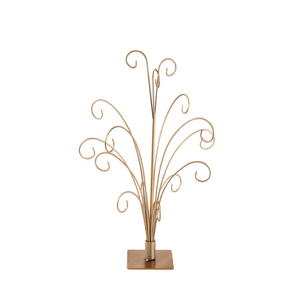 12 Arm Gold Ornament Trees