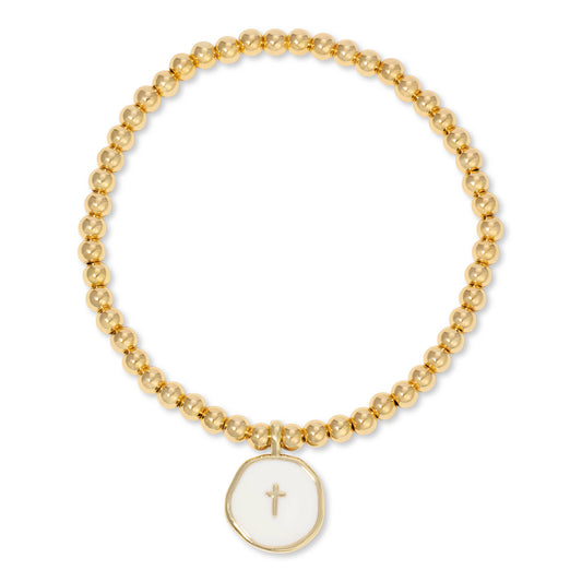 Pulsera de cruz pequeña