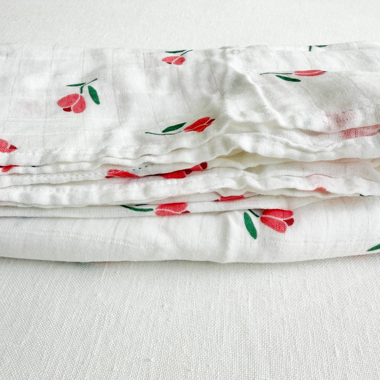 Bamboo Muslin Swaddle Blanket Tulip
