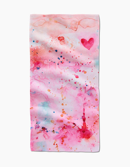 Geometry - Splash of Love Bar Towel