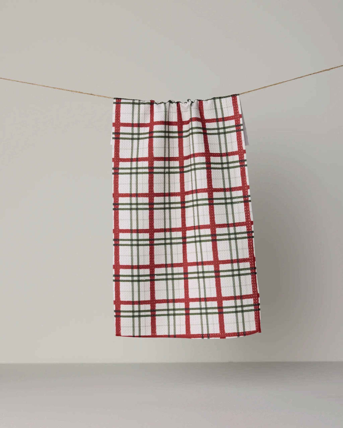 Ribbon Plaid Mini Towel - Holiday 2026