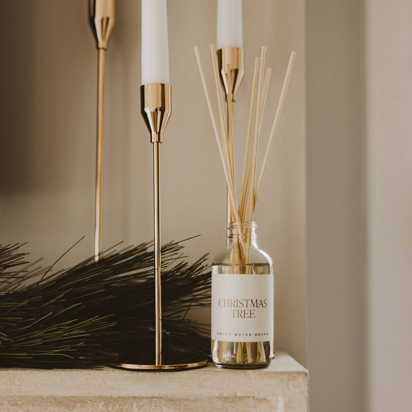 Christmas Tree Clear Reed Diffuser - Home Decor & Gifts