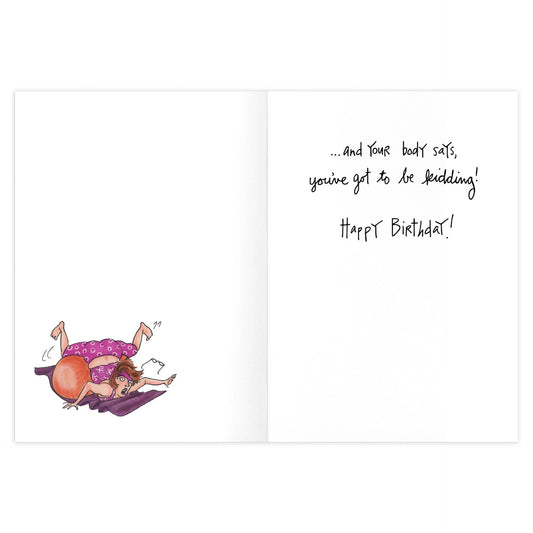 Strange Age Birthday Card