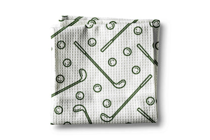 Fathers Day Golf Kitchen Towel Gift Dad Summer Sport Golfer