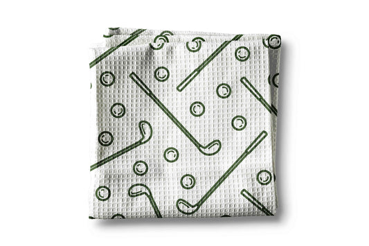 Fathers Day Golf Kitchen Towel Gift Dad Summer Sport Golfer