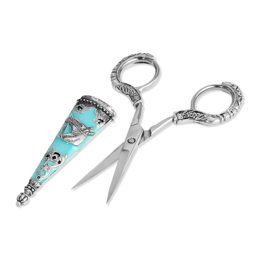 1928 Jewelry - 1928 Jewelry Turquoise Horse Scissors