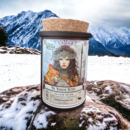 The Warrior within Celtic Queen Smudge Candle