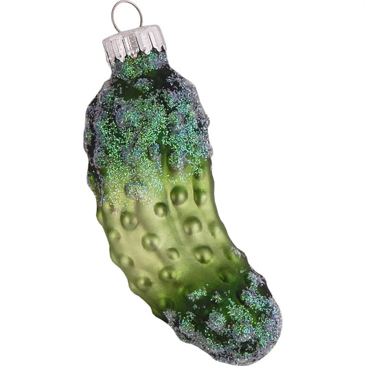 3 1/2" Small Pickle Glass Ornament
