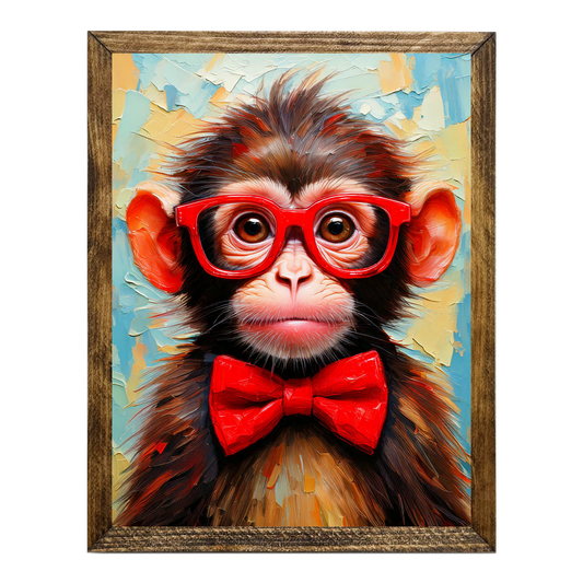 ANIMALS WITH GLASSES BABY- MONKEY