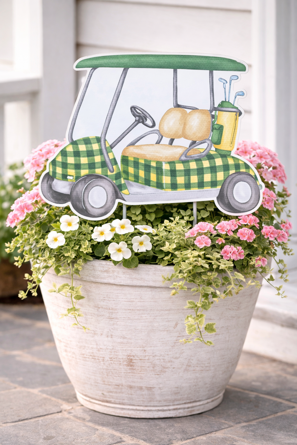 Tee Time Garden Stake
