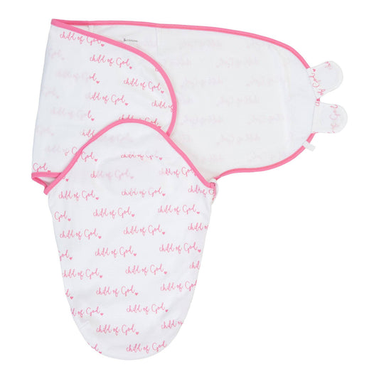 LollyBanks - Child of God - Pink Swaddle Sack