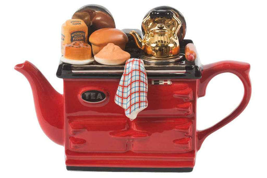 NEW! Baking Day Large Aga Style Teapot: Red
