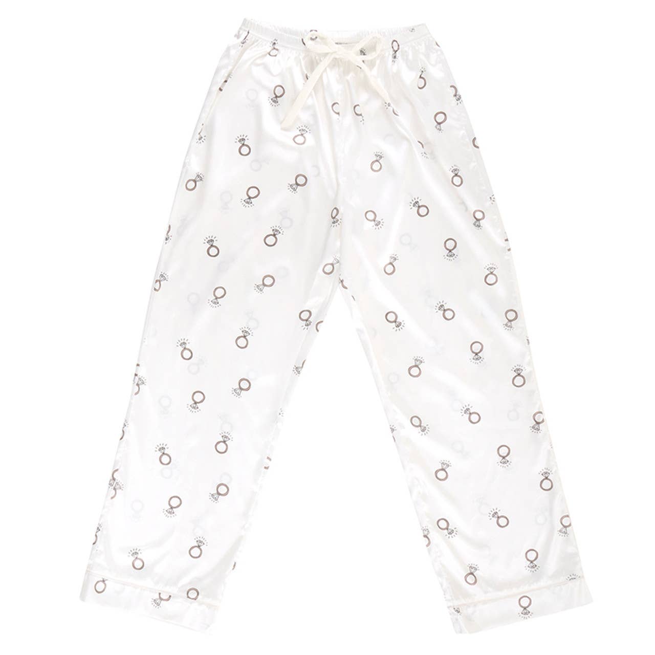 Bella Sleep + Spa - Long Sleeve PJ Set - White Rings