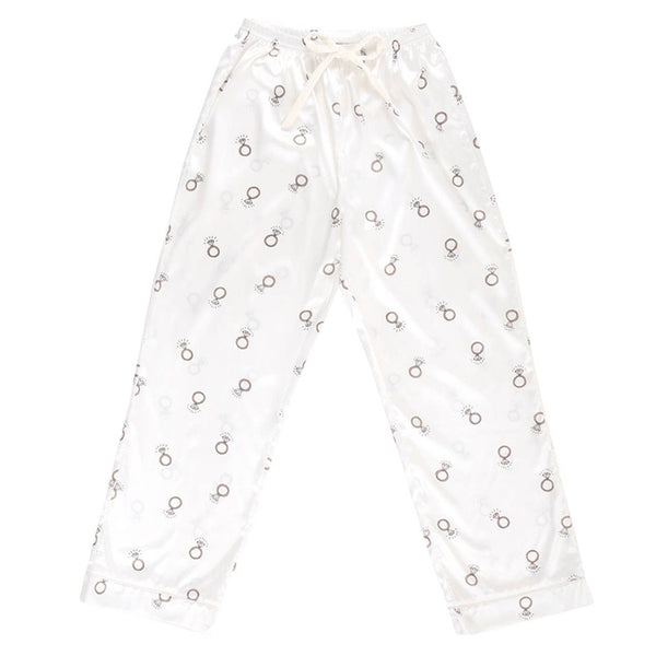 Bella Sleep + Spa - Long Sleeve PJ Set - White Rings